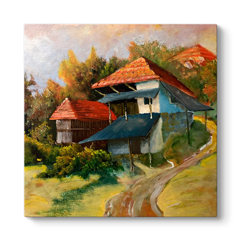 Çoban Ressam Manzara Tablosu - Model 3